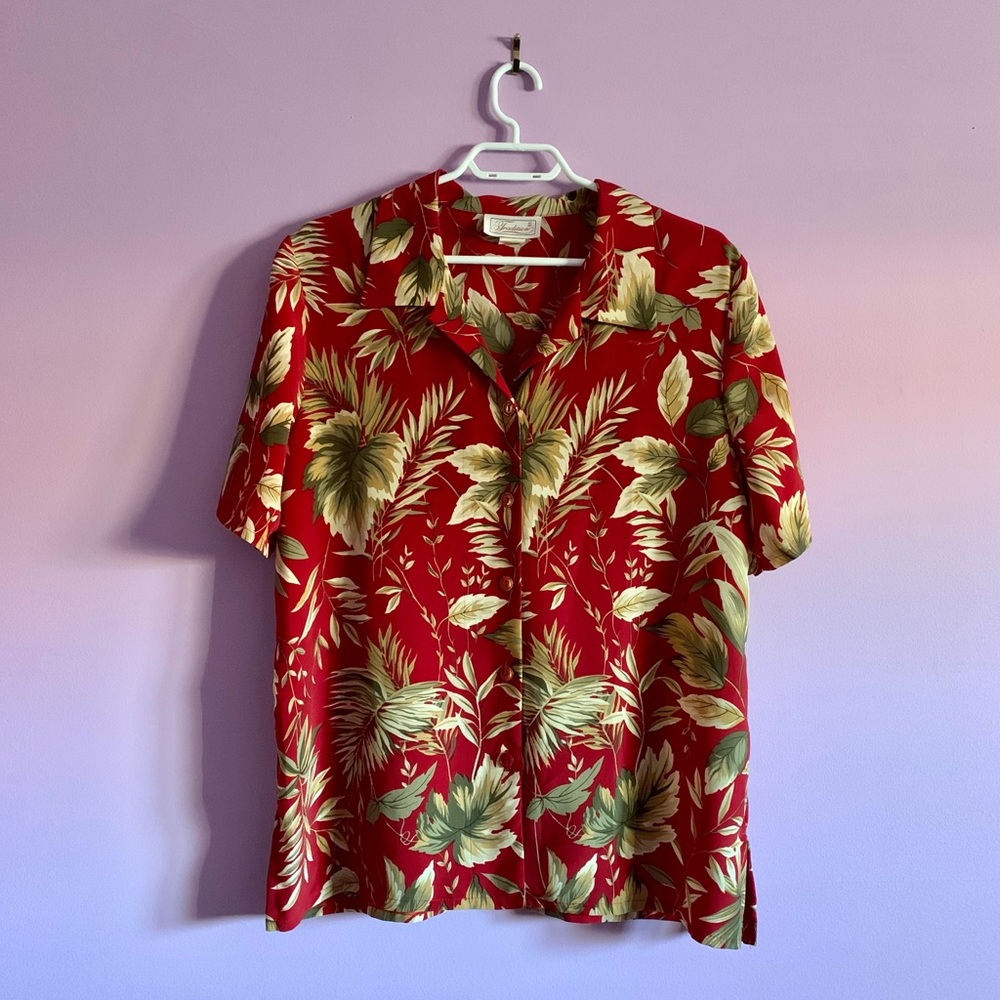 Vintage Short Sleeve Button Up Shirt
